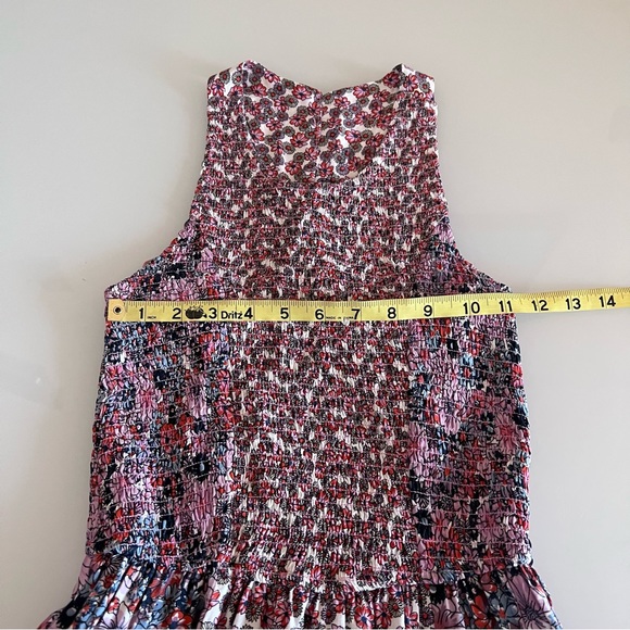 JAPNA | Pink & rose floral pattered halter racer back button up maxi dress - Picture 9 of 12